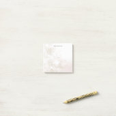 Ivory White Flowers Post it Notes (Op bureau)