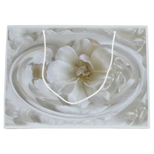 Ivory white groot cadeauzakje (Voorkant)