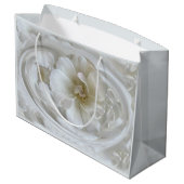 Ivory white groot cadeauzakje (Achterkant Gekanteld)