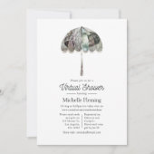 Ivory White Parasol Virtual Shower Kaart (Voorkant)