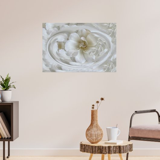 Ivory white poster (Woonkamer 3)
