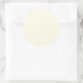 Ivory White Ronde Sticker (Tas)