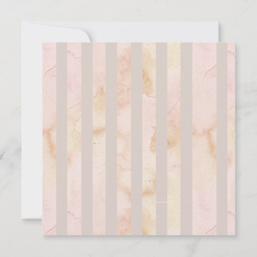 Ivory White Rose Hydrangea Floral Wedding Kaart (Achterkant)