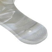 Ivory white snijplank (Hoek)