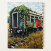 Ivy and Graffiti  Covered Abandoned Train (Dos)