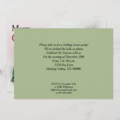 Ivy and Holly Holiday Party Kaart (Voorkant / Achterkant)