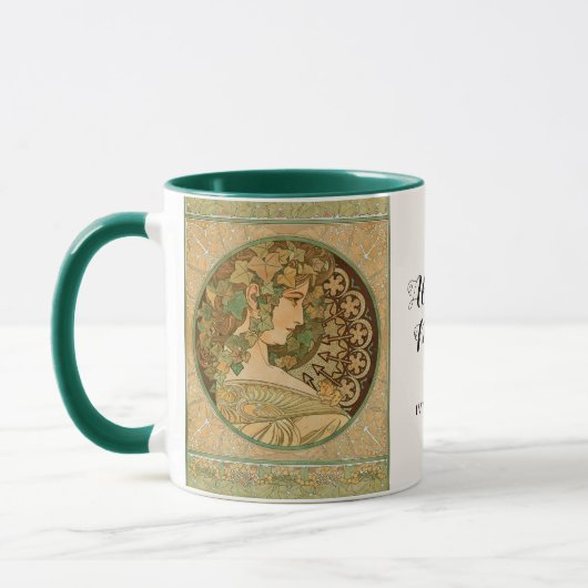 Ivy and Laurel  Portreits Alphonse Mucha Mok (Links)