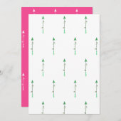 Ivy Arrow-papier (Voorkant / Achterkant)