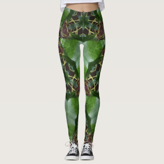 Ivy bladpatroon leggings