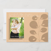 Ivy brown baby shower-uitnodiging kaart (Voorkant)