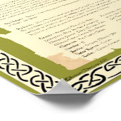 IVY CELTIC SACRED TREE POSTER (Hoek)