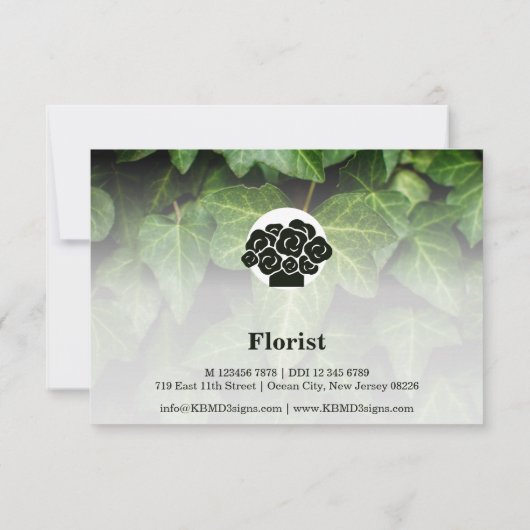 Ivy Custom Photo Always Herinnering Note Kaart Notitiekaartje (Achterkant)