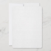 Ivy en Ampersand bruiloft Kaart (Achterkant)