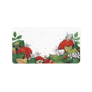 Ivy en Paddestoel Labels