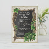 Ivy et Willow Wedding Invitations (Debout devant)