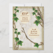 Ivy et Willow Wedding Invitations (Dos)