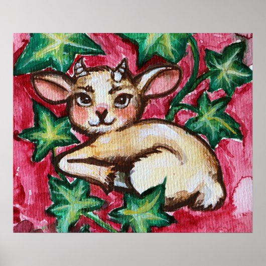 Ivy Goat Poster (Voorkant)