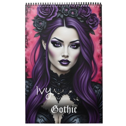 Ivy Gothic Mode Collectable Calendrier Art (Protection)