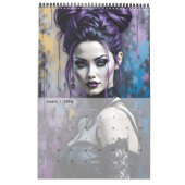 Ivy Gothic Mode Collectable Calendrier Art (Mar 2026)