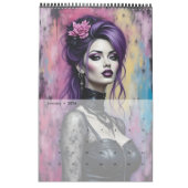 Ivy Gothic Mode Collectable Calendrier Art (Jan 2026)