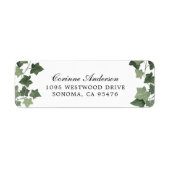 Ivy Greenery Modern Organic Etiket (Voorkant)