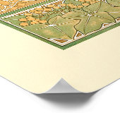 Ivy Laurel Mode Portrets Alphonse Mucha Poster (Hoek)