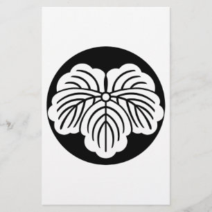 Ivy leaf in rijstcake briefpapier