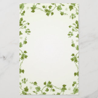 Ivy leaves Stationery Briefpapier