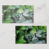 Ivy Leaves Visitekaartje (Voorkant / Achterkant)