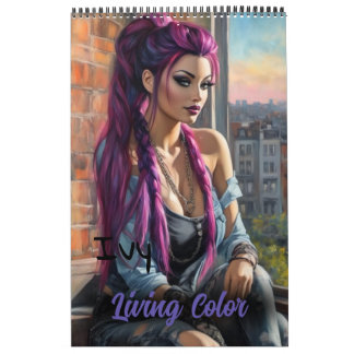 Ivy Living Couleur Pinup Calendrier d'Art Collecta