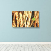 Ivy op eik canvas afdruk (Insitu (Houten vloer))