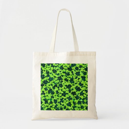 Ivy Patterned Canvas Tas (Voorkant)
