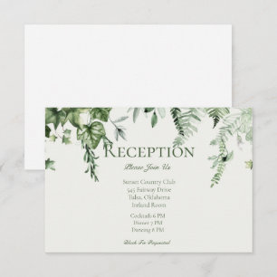 Ivy & Sage Huwelijksreceptie Informatiekaartje