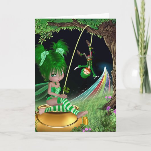"Ivy" St. Patrick's day Kaart (Voorkant)