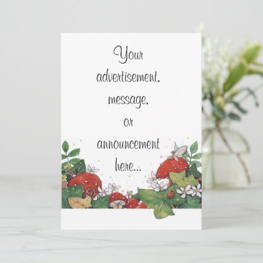 Ivy & Toadstool-verlichting Aankondiging (Staand voorkant)