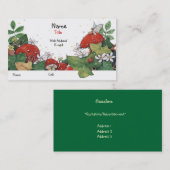 Ivy & Toadstool-verlichting Visitekaartje (Voorkant / Achterkant)