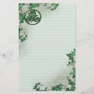 Ivy Triskel Lined Briefpapier