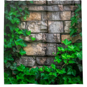 Ivy vine leaf plant Broadleaf Douchegordijn