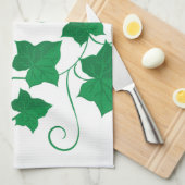 Ivy Vines Theedoek (Quarter Fold)