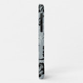 Iwalani Hawaiian Charcoal Gray Floral Case-Mate iPhone Case (Achterkant/links)