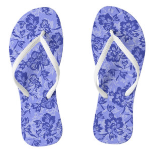 Iwalani  Hawaiian Floral - Paars Teenslippers
