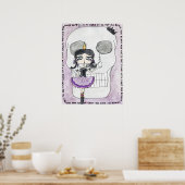 IWD GothGirlSceleton Poster (Keuken)