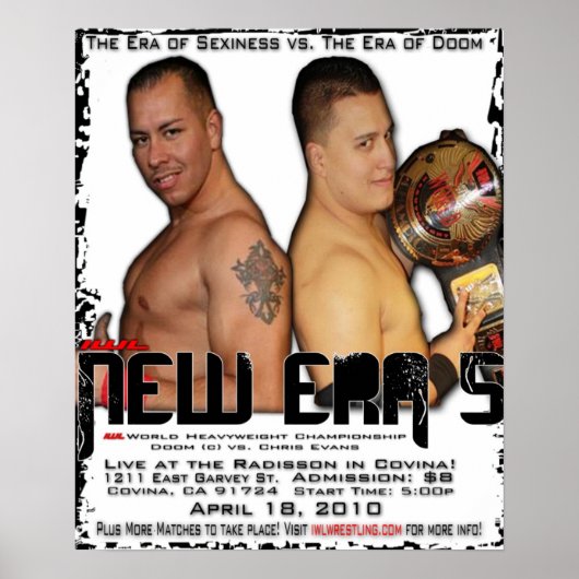 IWL New Era 5 Flyer Poster! Poster (Voorkant)