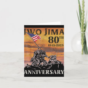 Iwo Jima 80e Jubileum Wwii Veteraan Amerikaanse vl Kaart