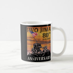 Iwo Jima 80e Jubileum Wwii Veteraan Amerikaanse vl Koffiemok