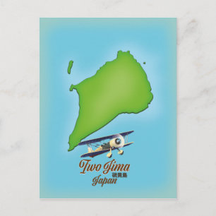 Iwo Jima Japan eiland kaart