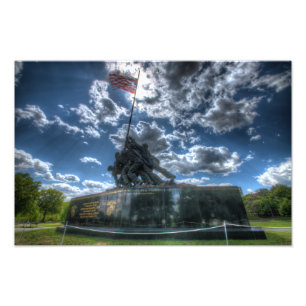 Iwo Jima Memorial (groot formaat) Foto Afdruk