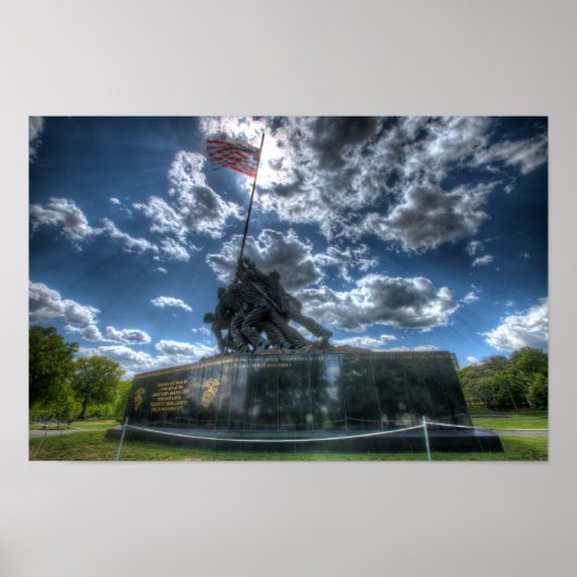 Iwo Jima Memorial Poster (Voorkant)