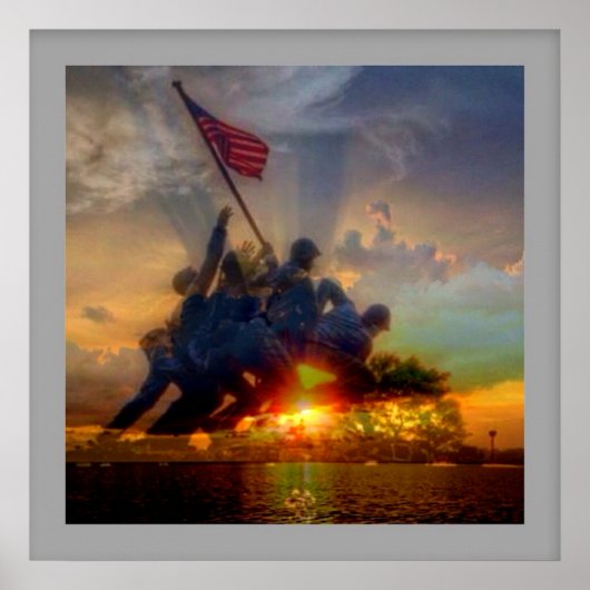 iwo jima poster (Voorkant)