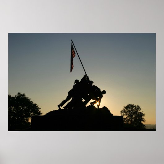 Iwo Jima Sunrise Poster (Voorkant)